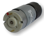 DC motor series PG350 - rear view